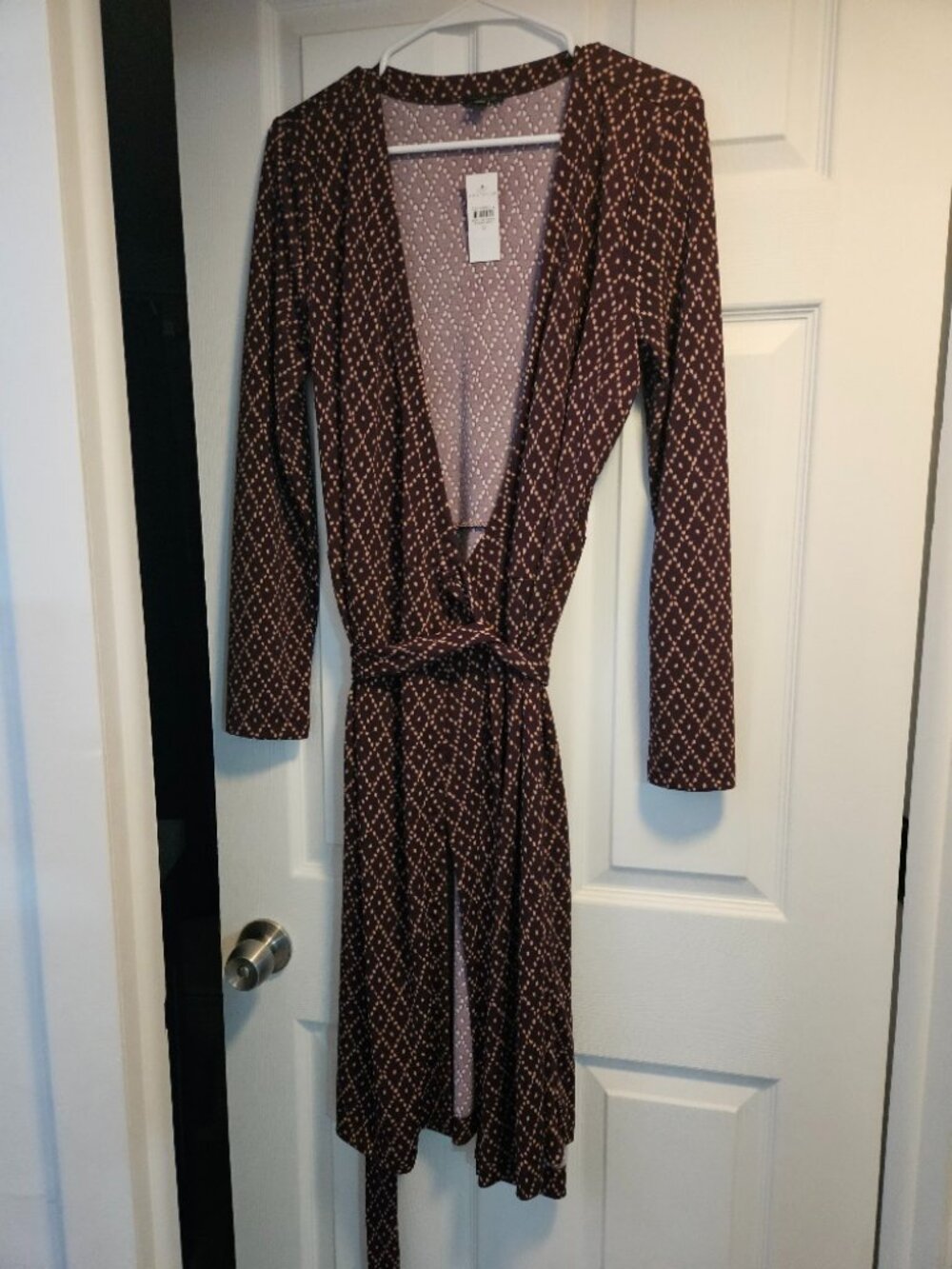 Ann Taylor Maroon Wrap Dress